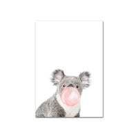 Tableau Animaux ChewingBubble de Momotis - ChewingBubble