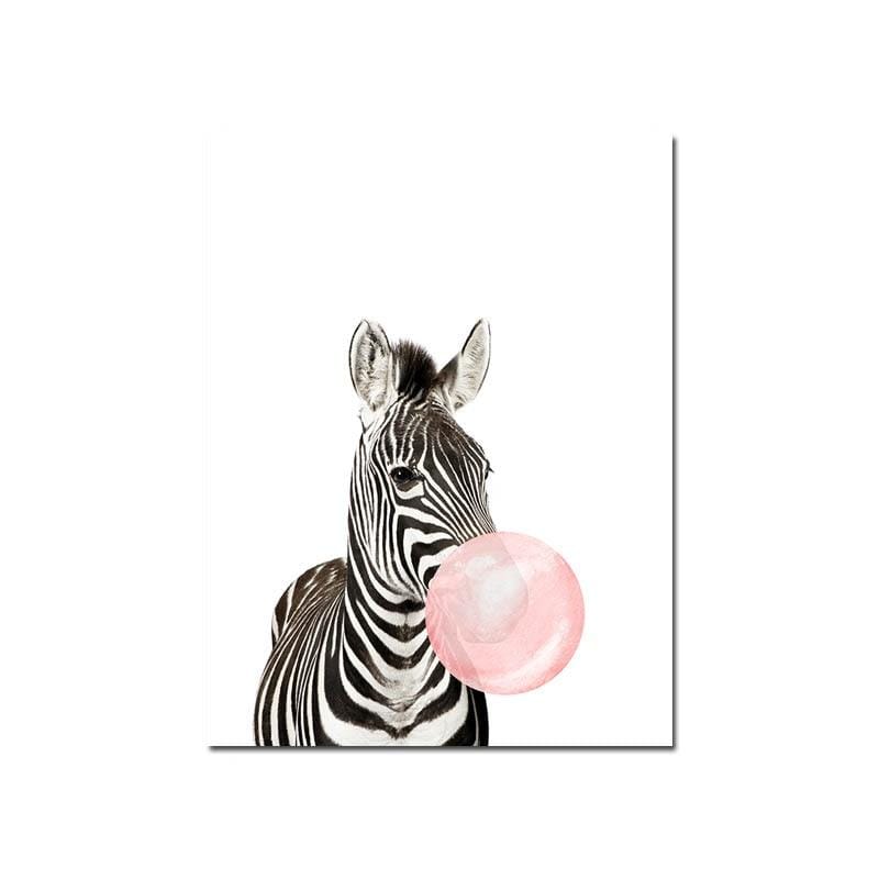 Tableau Animaux ChewingBubble de Momotis - ChewingBubble