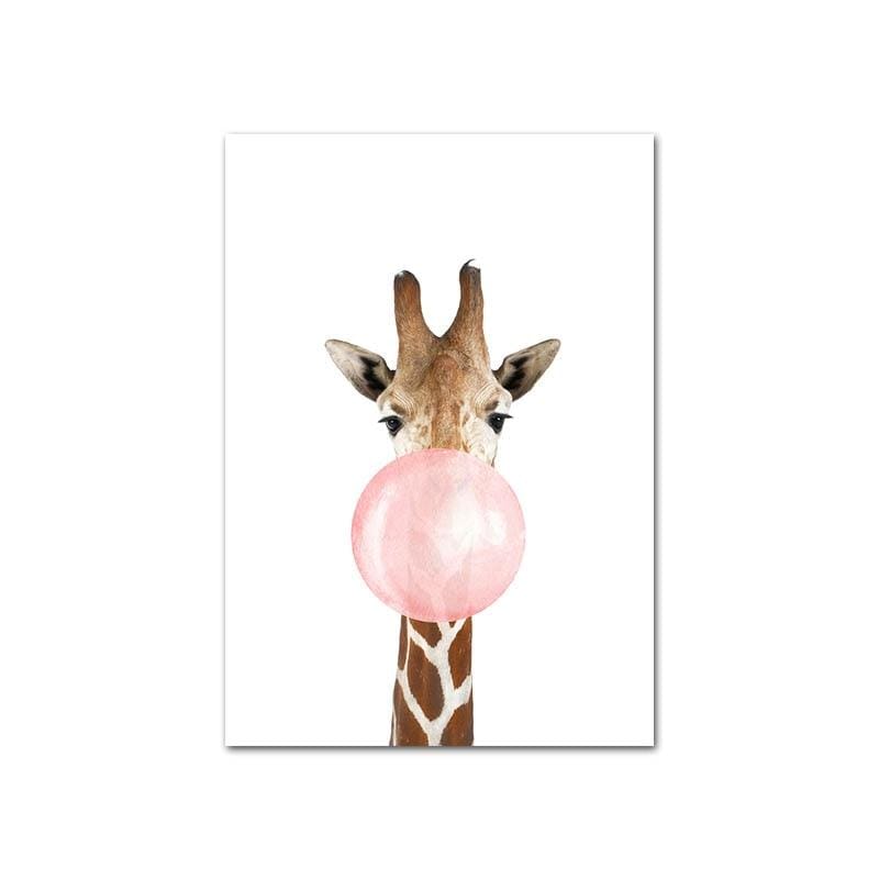 Tableau Animaux ChewingBubble de Momotis - ChewingBubble