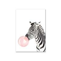 Tableau Animaux ChewingBubble de Momotis - ChewingBubble