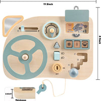 Tableau Sensoriel Montessori Volant pour bébé - LudiBois