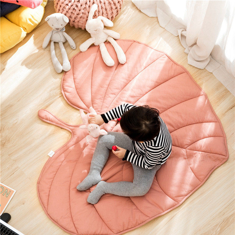 Tapis d'éveil bébé en forme de feuille - TapisFeuille