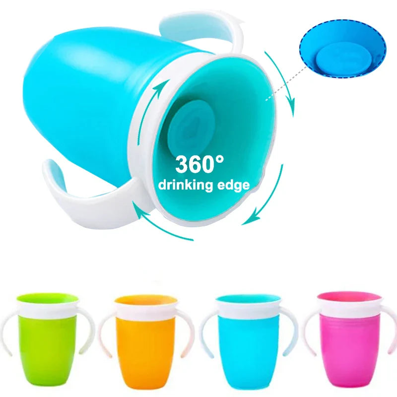 Tasse Anti-Retournement pour bébé – 360° pour Apprentissage Autonome - BéboCup