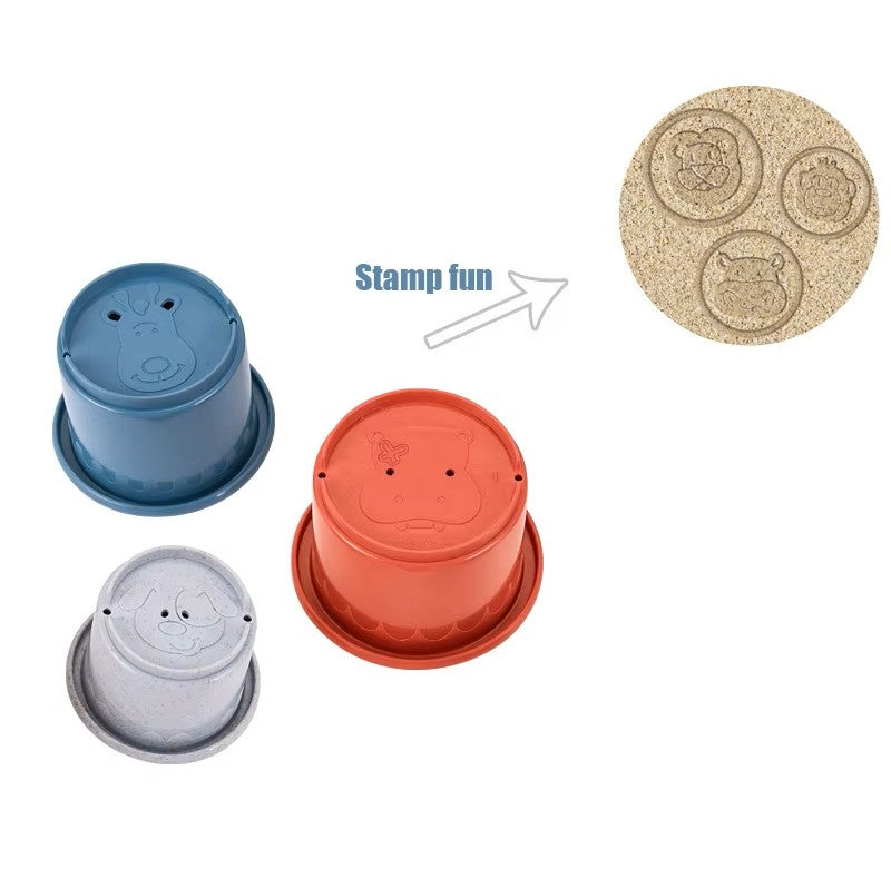 Tasses empilables en plastique pour bébé - Empilabébé