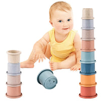 Tasses empilables en plastique pour bébé - Empilabébé