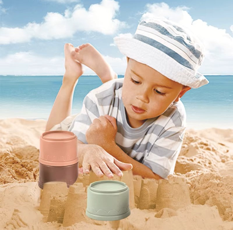 Tasses empilables en plastique pour bébé - Empilabébé