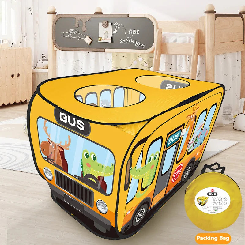 Tente Bus pour Bébé - Jeu d’Imitation Ludique -BébéBus