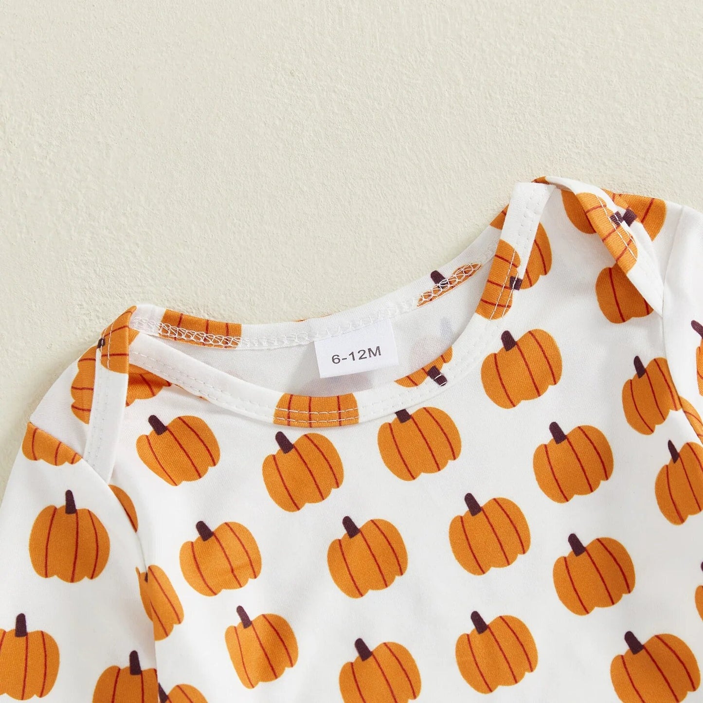 Tenue Halloween bébé fille citrouille 2 pièces – Pomelina