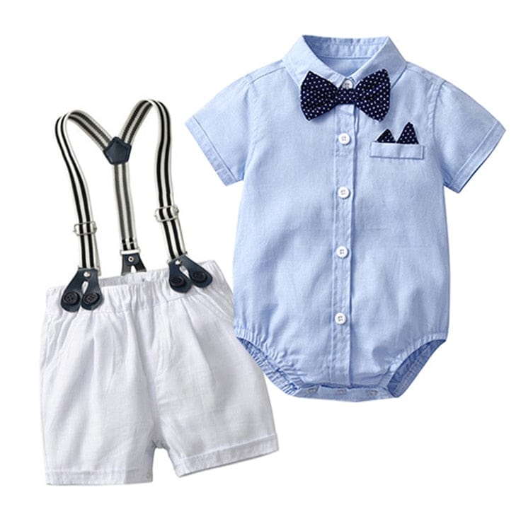Tenue de fête ou anniversaire bébé à bretelles - BabyGlam