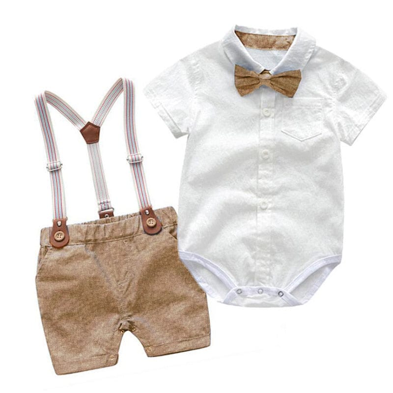 Tenue de fête ou anniversaire bébé à bretelles - BabyGlam