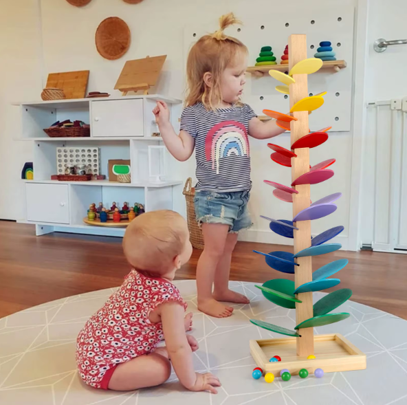 Tour Musicale Montessori en Bois – Jouet Éducatif et Sensoriel bébé - Montemusi