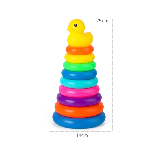 Tour à Empiler Montessori – À quel âge bébé peut empiler des anneaux ? Dès 6 mois !