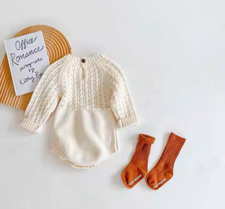 TricoBébé - Body Tricoté Manches Longues