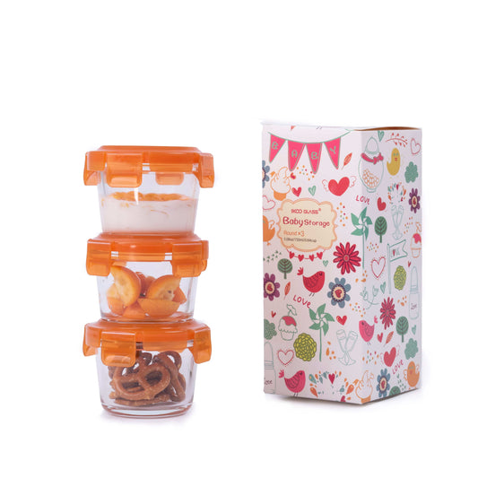 Verres pour bébé (lot de 3) - PotBébé Verre