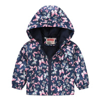 Veste Enfant Imperméable et Coupe-Vent avec Capuche et Zip - VentProtégé