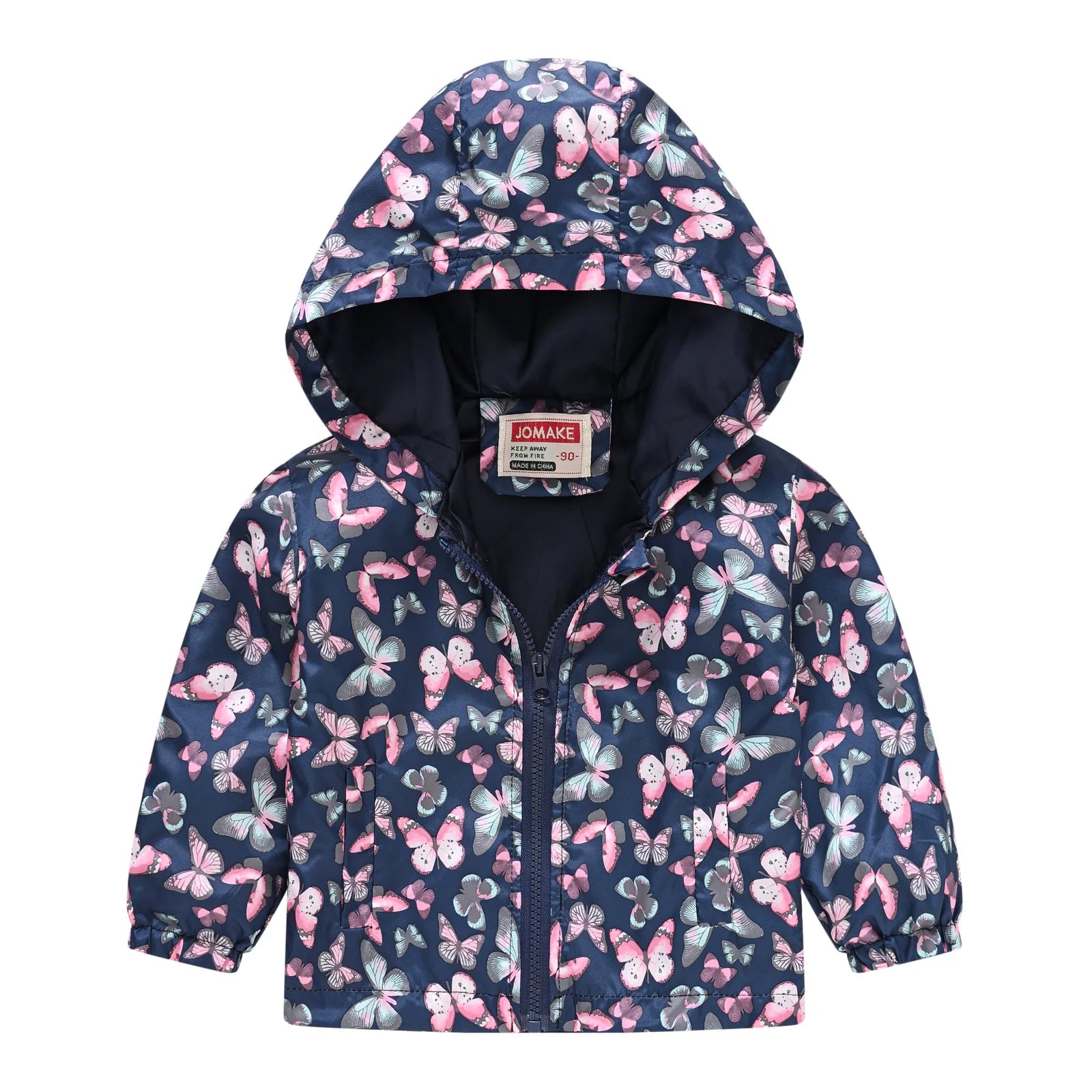 Veste Enfant Imperméable et Coupe-Vent avec Capuche et Zip - VentProtégé