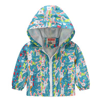 Veste Enfant Imperméable et Coupe-Vent avec Capuche et Zip - VentProtégé
