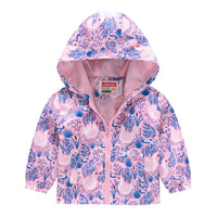 Veste Enfant Imperméable et Coupe-Vent avec Capuche et Zip - VentProtégé