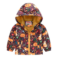Veste Enfant Imperméable et Coupe-Vent avec Capuche et Zip - VentProtégé