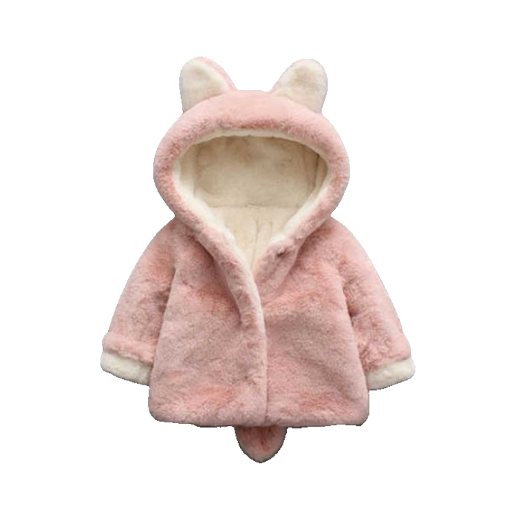 Veste bébé fausse fourrure polaire lapin - LapinDouce