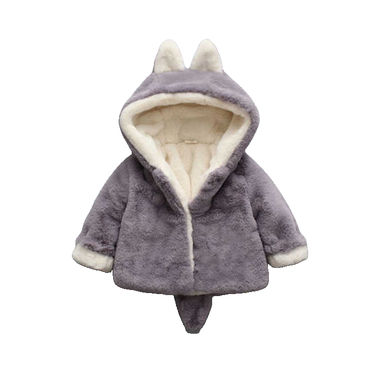 Veste bébé fausse fourrure polaire lapin - LapinDouce