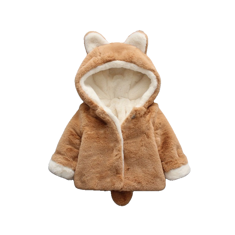 Veste bébé fausse fourrure polaire lapin - LapinDouce