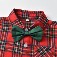 Vêtements chemise de Noël bébé - NoëlBébéChemise