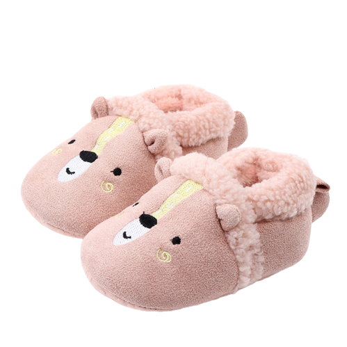 chaussons bébé animaux fourrés - CozyPaw