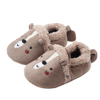 chaussons bébé animaux fourrés - CozyPaw