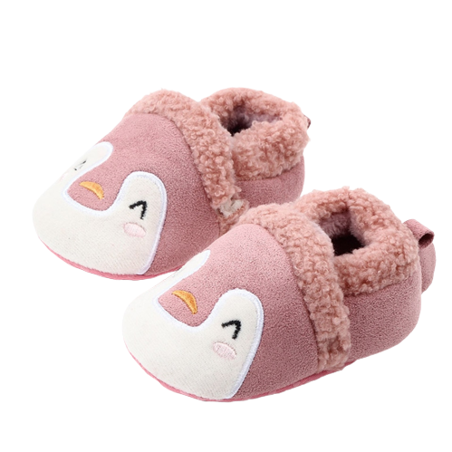 chaussons bébé animaux fourrés - CozyPaw