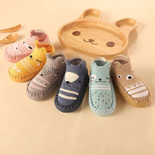 Chaussures Souples Bébé Animaux Adorables - BébéPaws