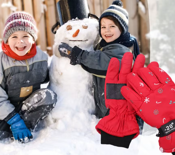 gants de ski pour enfant - ChaudGrip