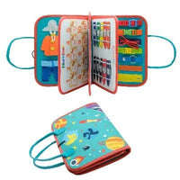 Livre d’Activités en Tissu pour Bébé 1 an – Éducatif et Ludique -TissuLivre