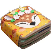 Livre d’Éveil en Tissu pour Bébé – Jouet Montessori Sensoriel (6 à 18 mois) - LivreBébé