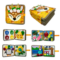 Livre d’Éveil en Tissu pour Bébé – Jouet Montessori Sensoriel (6 à 18 mois) - LivreBébé