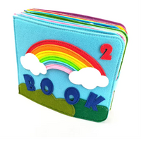 Livre d’Activités Montessori en Feutrine – Jeu Éducatif Sensoriel Bébé (2 à 5 ans) - Montelivre