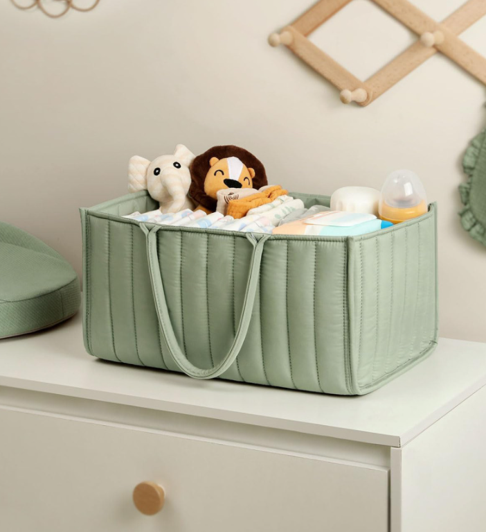 Organisateur de rangement pour bébé en tissu – Modèle Nuvio