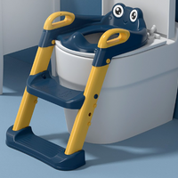 Réducteur de Toilette avec Marche Ajustable et Coussin Doux – Siège WC Enfant Pliable (1 à 7 ans) - Redutoil