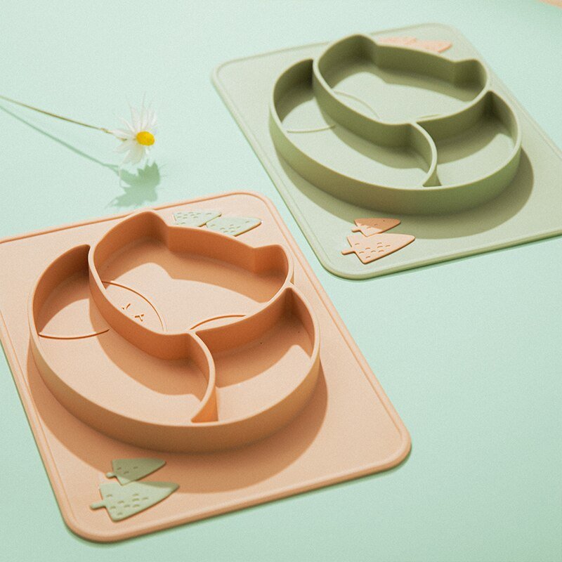 Assiette Antidérapante en Silicone - BabyMiam