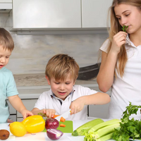 Couteau Enfant Sécurisé en Plastique – Apprentissage de la Cuisine (3+ ans) - CouPlast